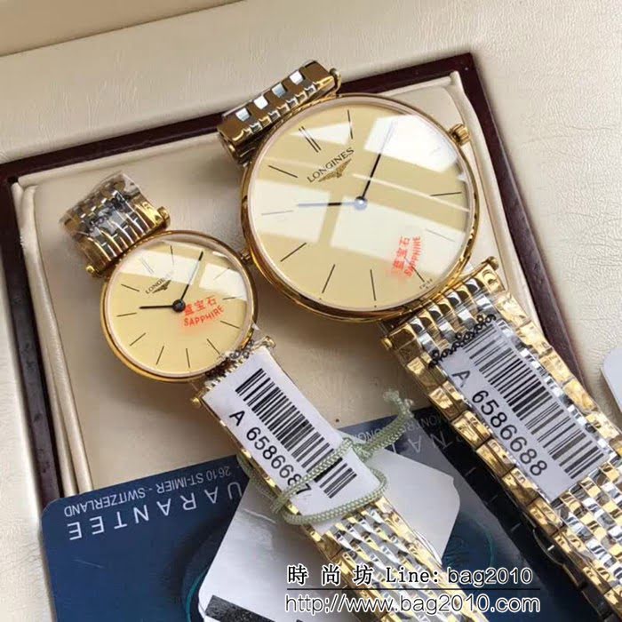 LONGINES浪琴 經典嘉嵐系列 情侶對表 WSS1226